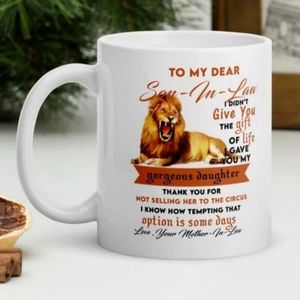 🙂Funny Son In Law Father Day 11oz Ceramic Mug☕